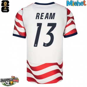 Yhdysvallat Tim Ream #13 Kotipaita MM-kisat 2026 Lyhythihainen